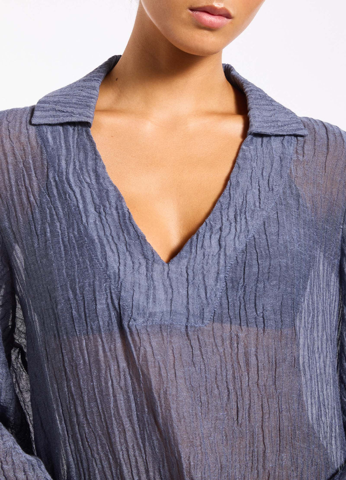 Wave Gauze Sheer Mini Cover Up | Seafolly