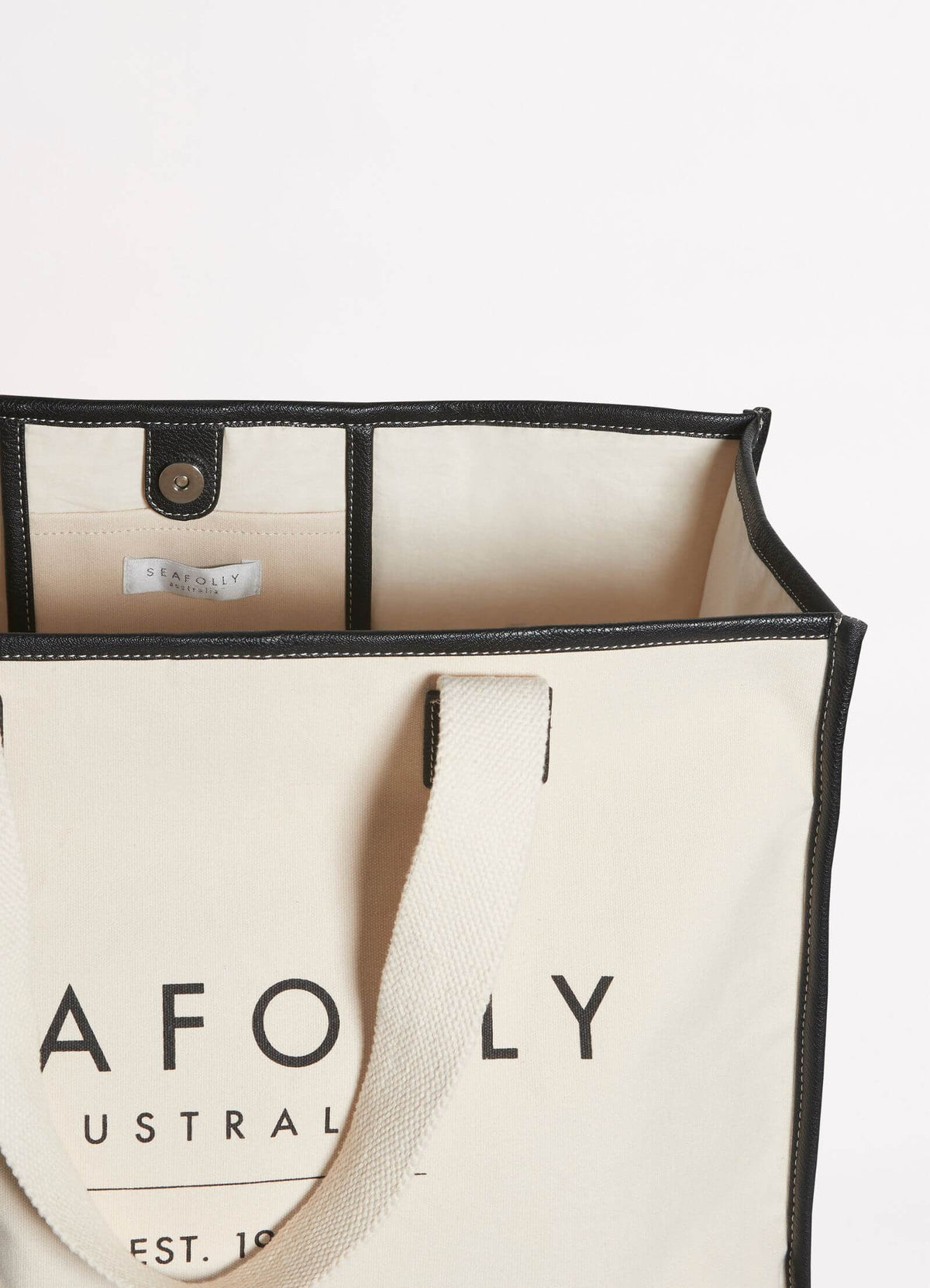 Canvas Tote Bag - Black | Seafolly