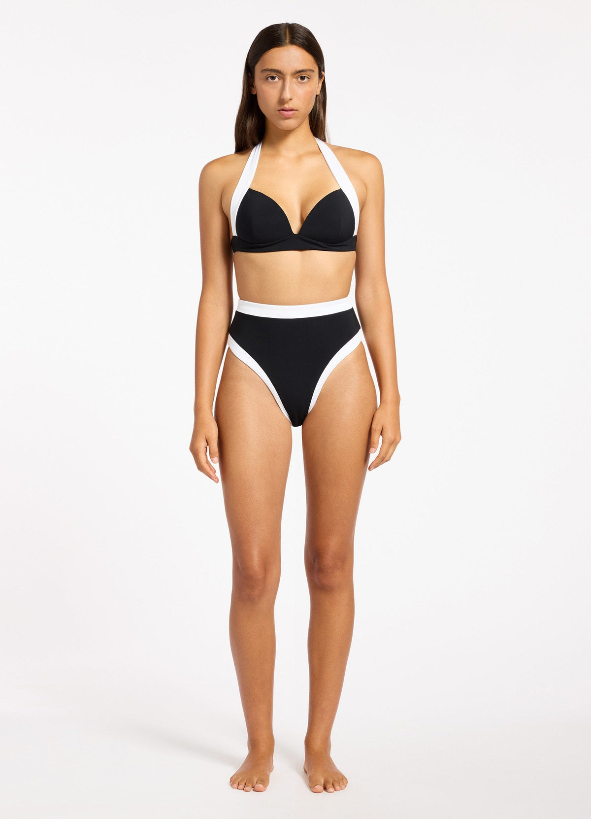 Jetset Eternal Moulded Halter Bikini Top | Seafolly