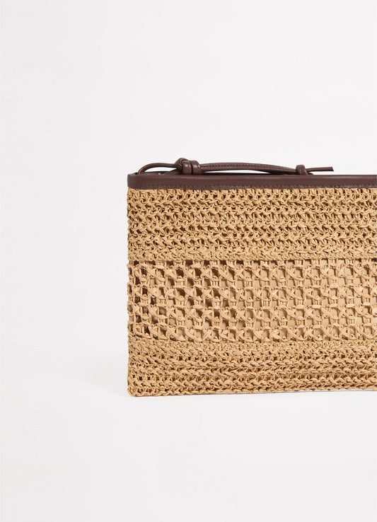 Carried Away Raffia Mini Pochette | Seafolly