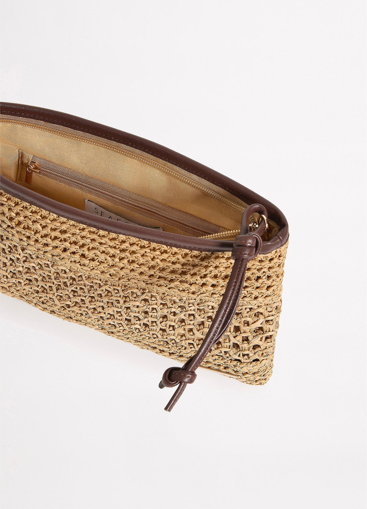 Carried Away Raffia Mini Pochette | Seafolly