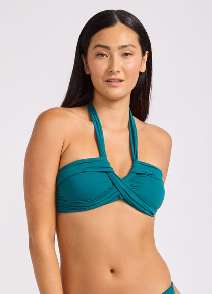 Collective Halter Bandeau Bikini Top | Seafolly