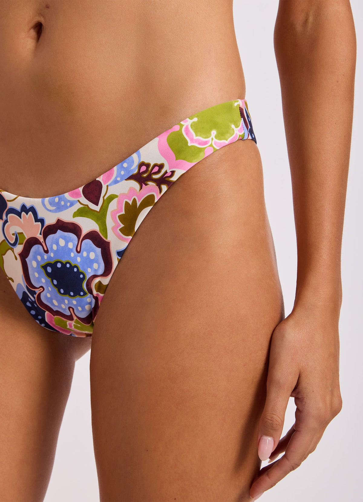 Sea Blossom High Cut Bikini Bottom | Seafolly