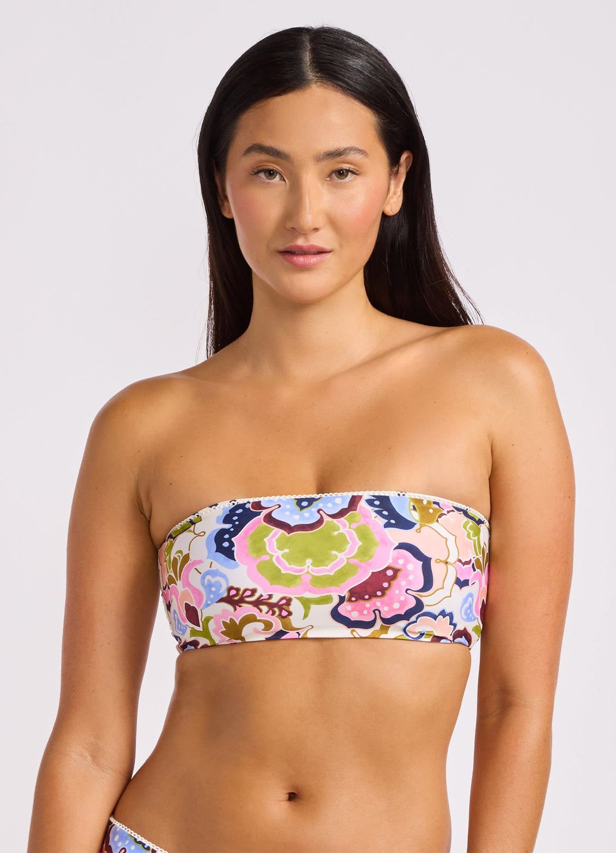 Sea Blossom Tube Bikini Top | Seafolly