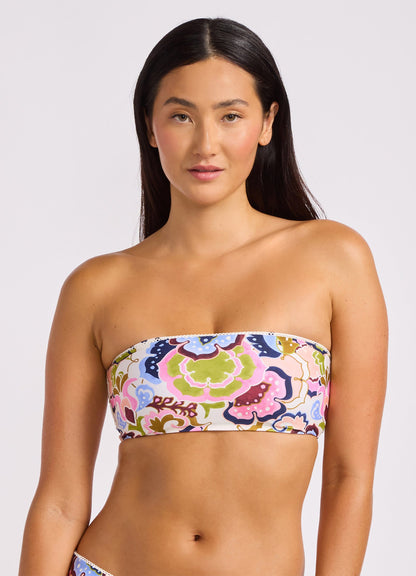 Sea Blossom Tube Bikini Top | Seafolly