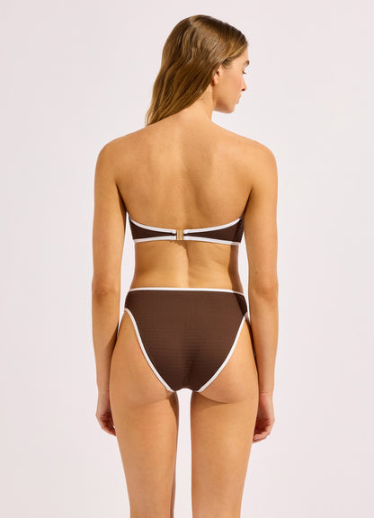 Beach Bound High Leg Bikini Bottom | Seafolly