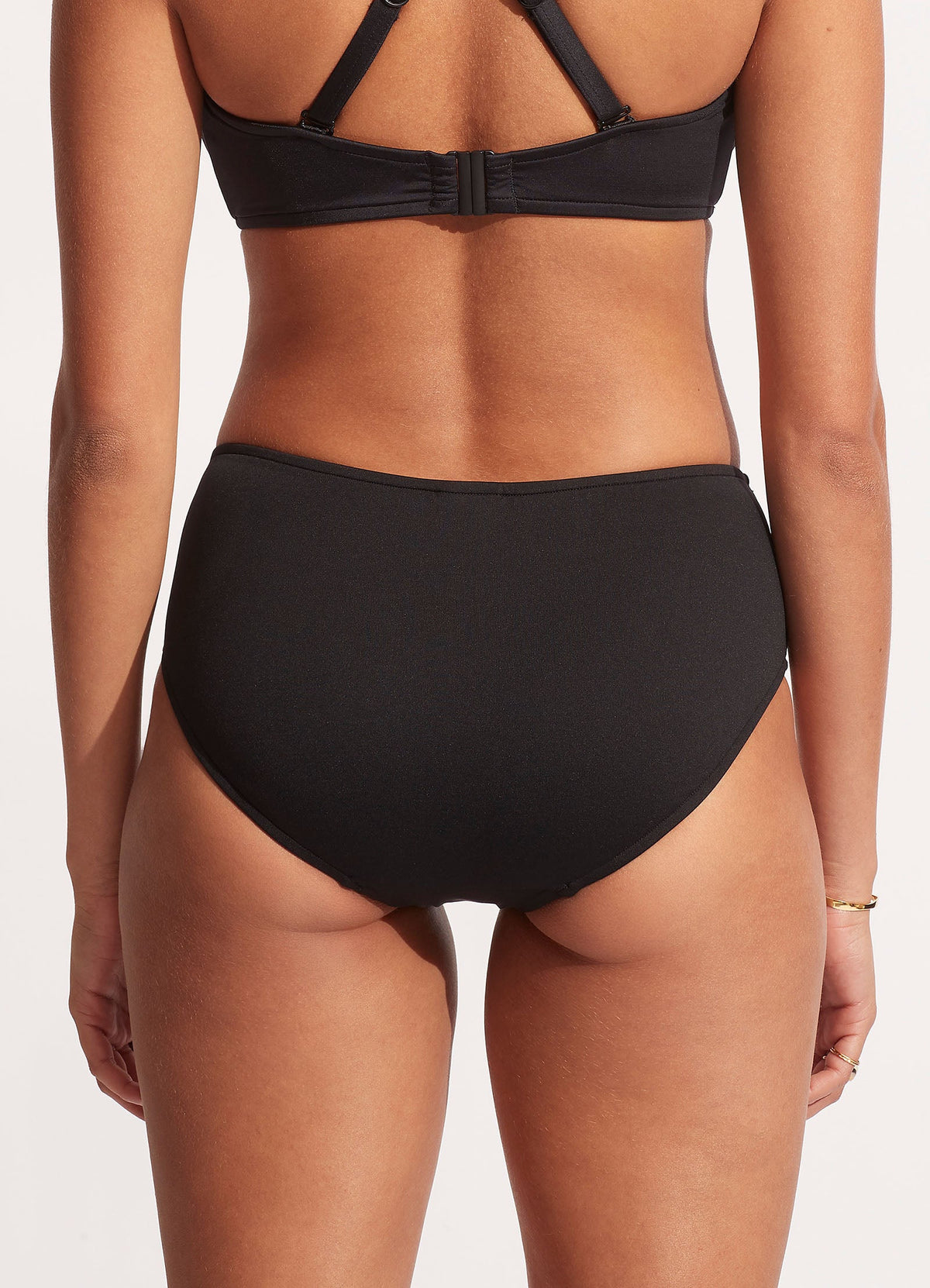 Collective Gathered Front Retro Pant - Black | Seafolly