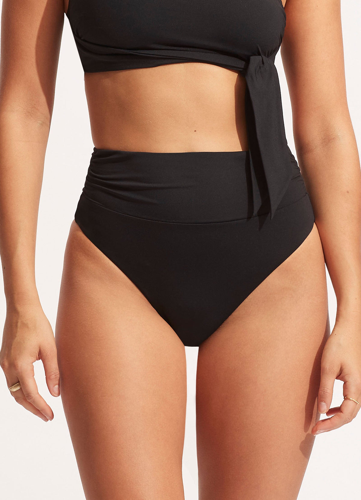 Collective High Cut Rio - Black | Seafolly