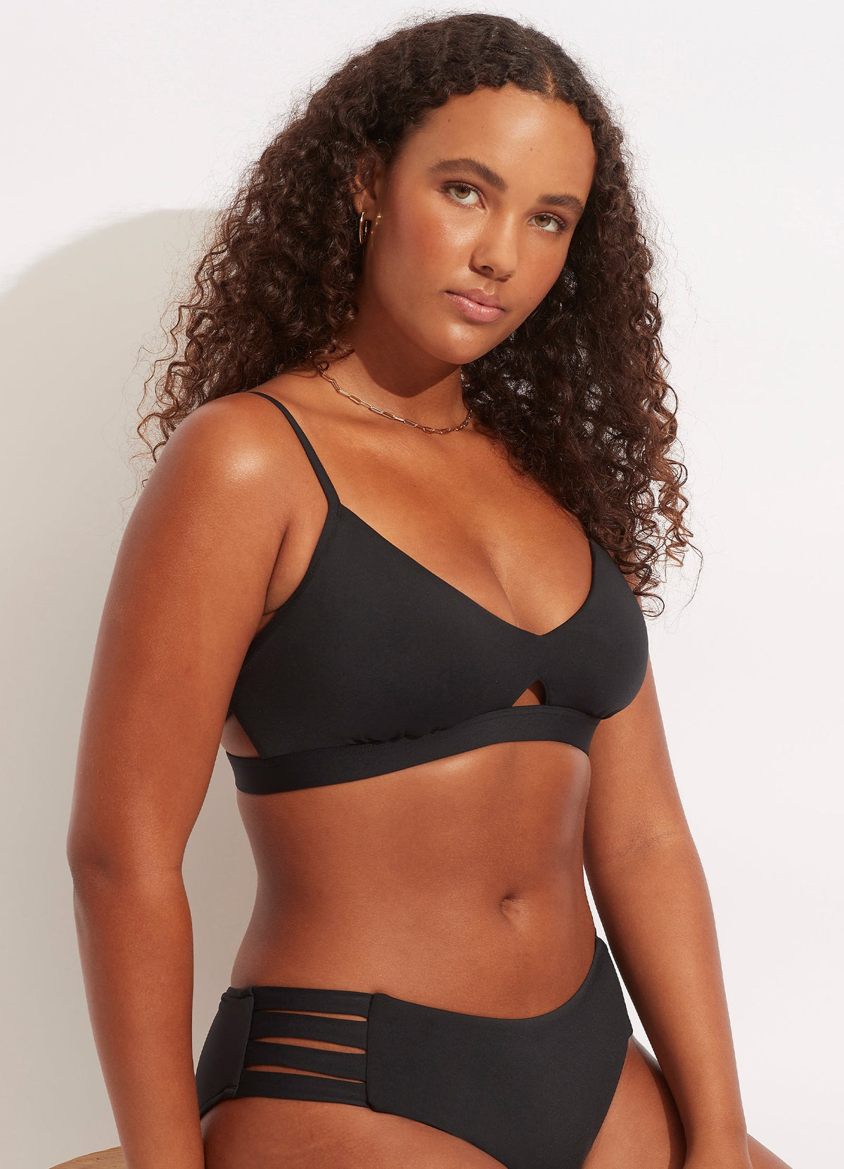Collective Hybrid Bralette - Black | Seafolly