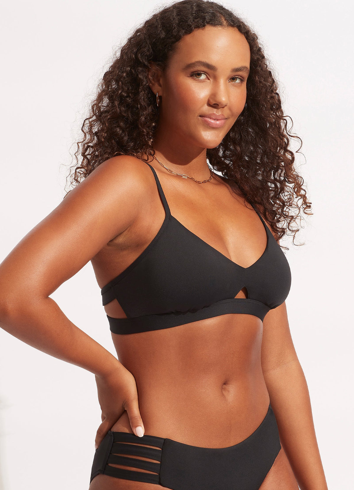 Collective Hybrid Bralette - Black | Seafolly