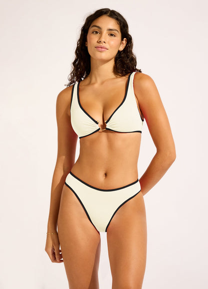 Beach Bound High Leg Bikini Bottom | Seafolly