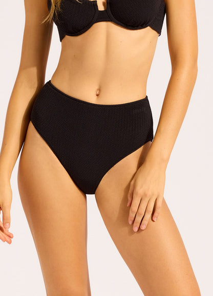 Sea Dive High Waist Bikini Bottom | Seafolly
