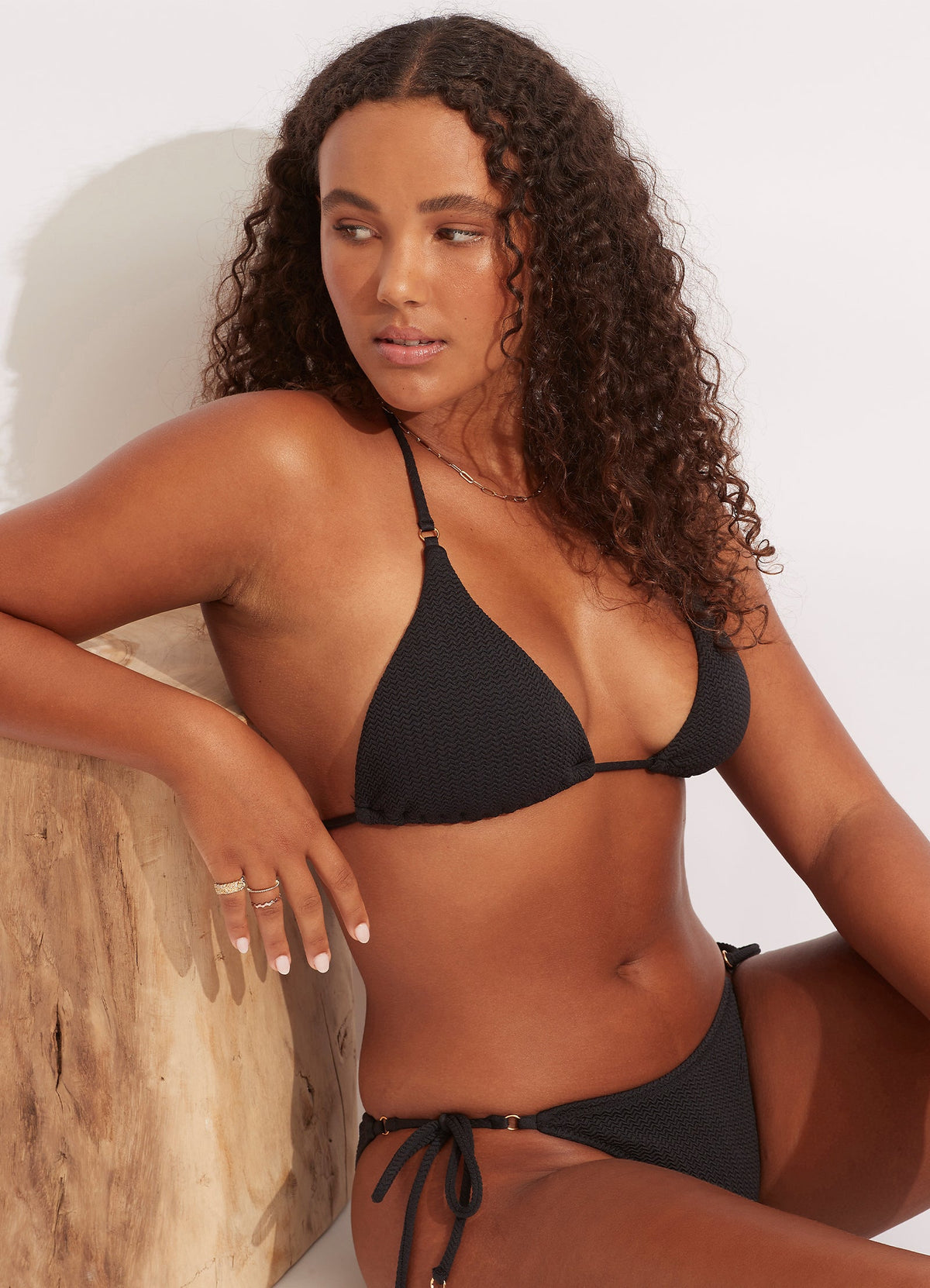 Sea Dive Slide Tri - Black | Seafolly