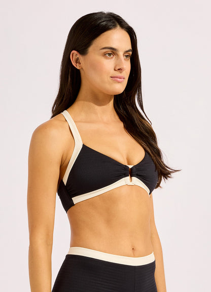 Bandwave Multi Fit Bralette Bikini Top | Seafolly