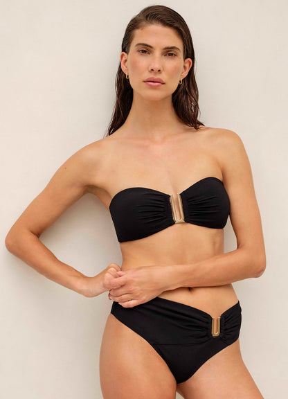 Jetset Bandeau Bikini Top - Black | Seafolly