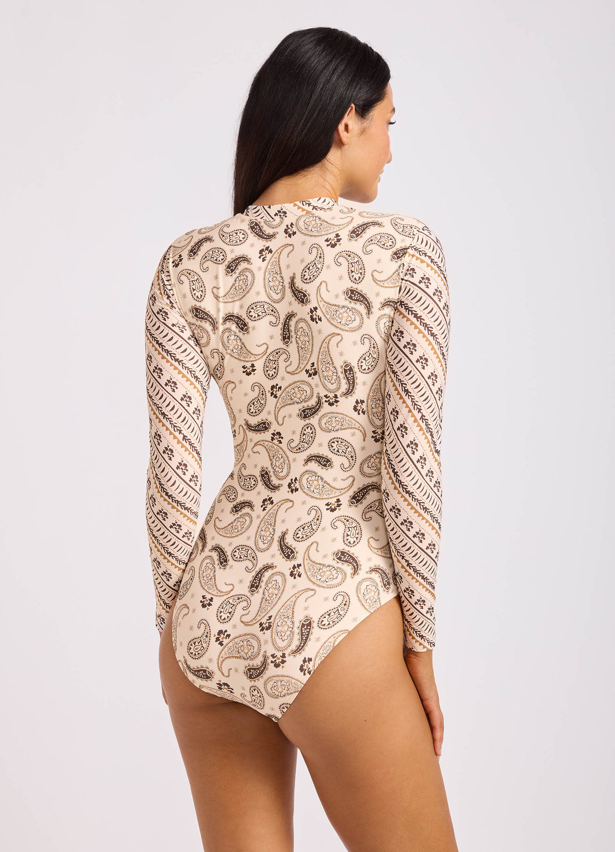 Drift Club Bandana Zip Front Surf Suit | Seafolly