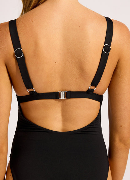 Collective Square Neck One Piece Swimsuit | Seafolly