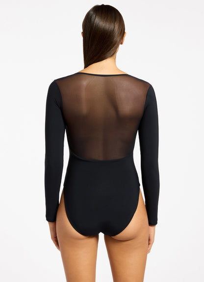 Jetset Lure Long Sleeve One Piece | Seafolly
