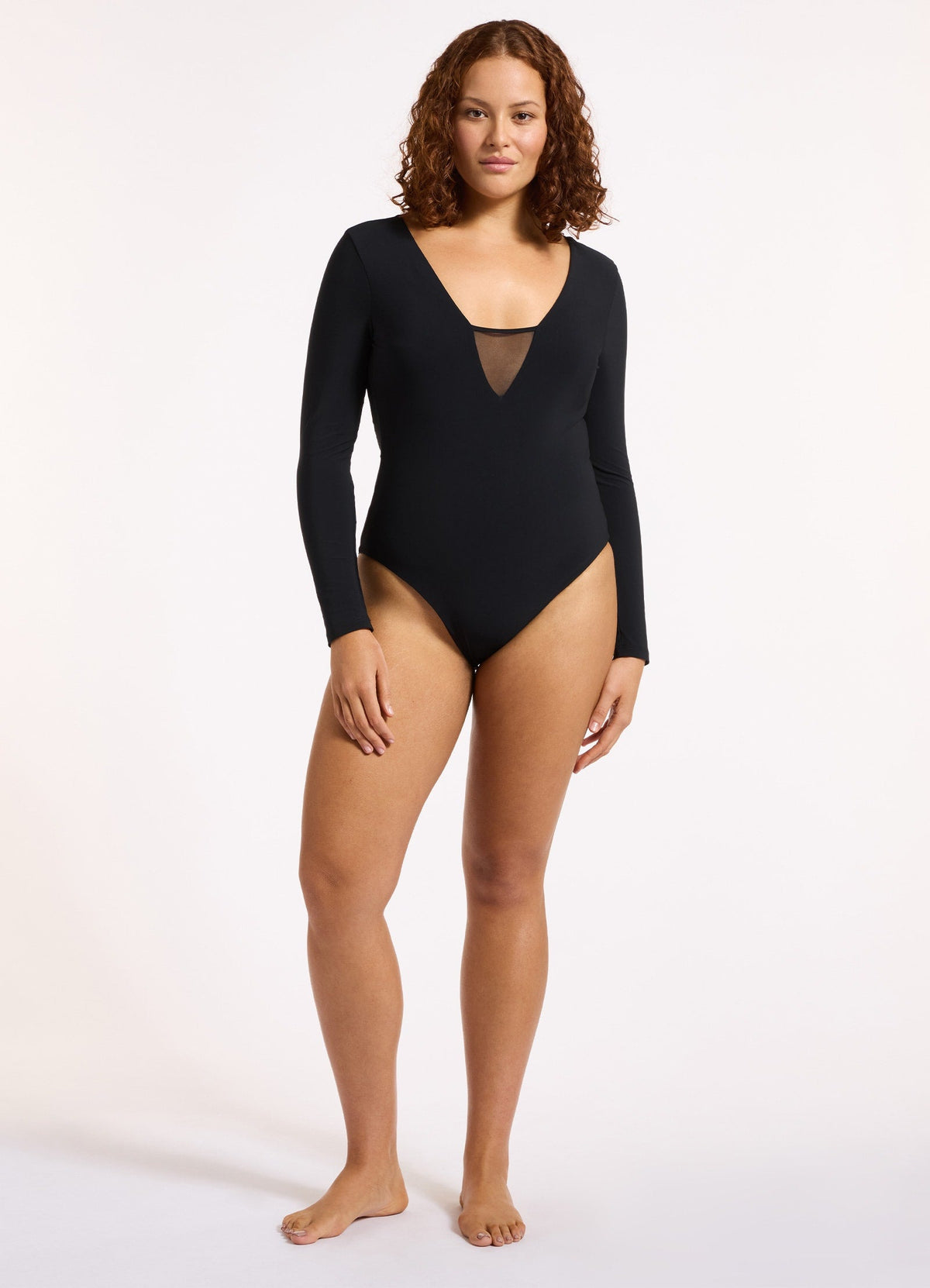 Jetset Lure Long Sleeve One Piece | Seafolly