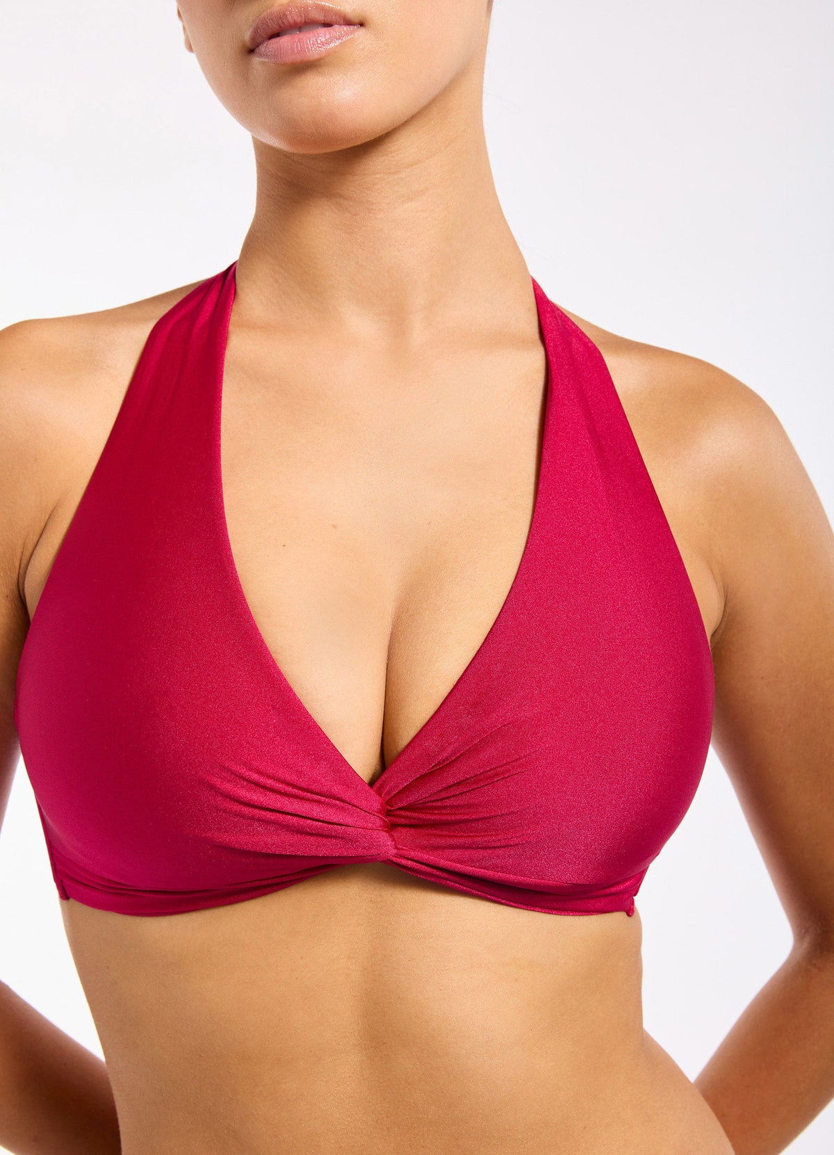 Shine Twist Front Bikini Top | Seafolly