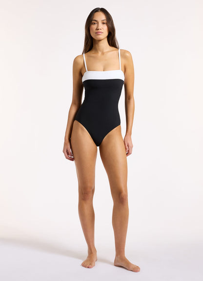Jetset Eternal Bandeau Tank One Piece | Seafolly
