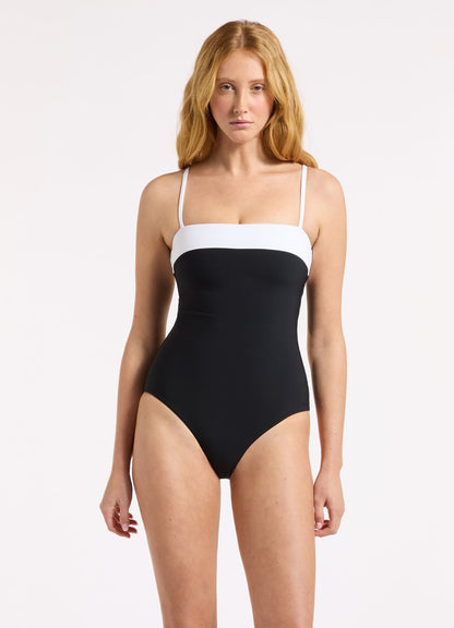 Jetset Eternal Bandeau Tank One Piece | Seafolly