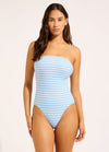 Powder blue/white
