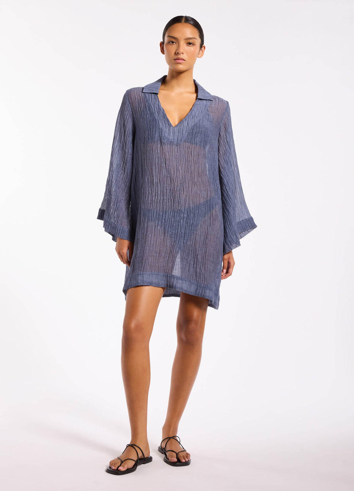 Wave Gauze Sheer Mini Cover Up | Seafolly