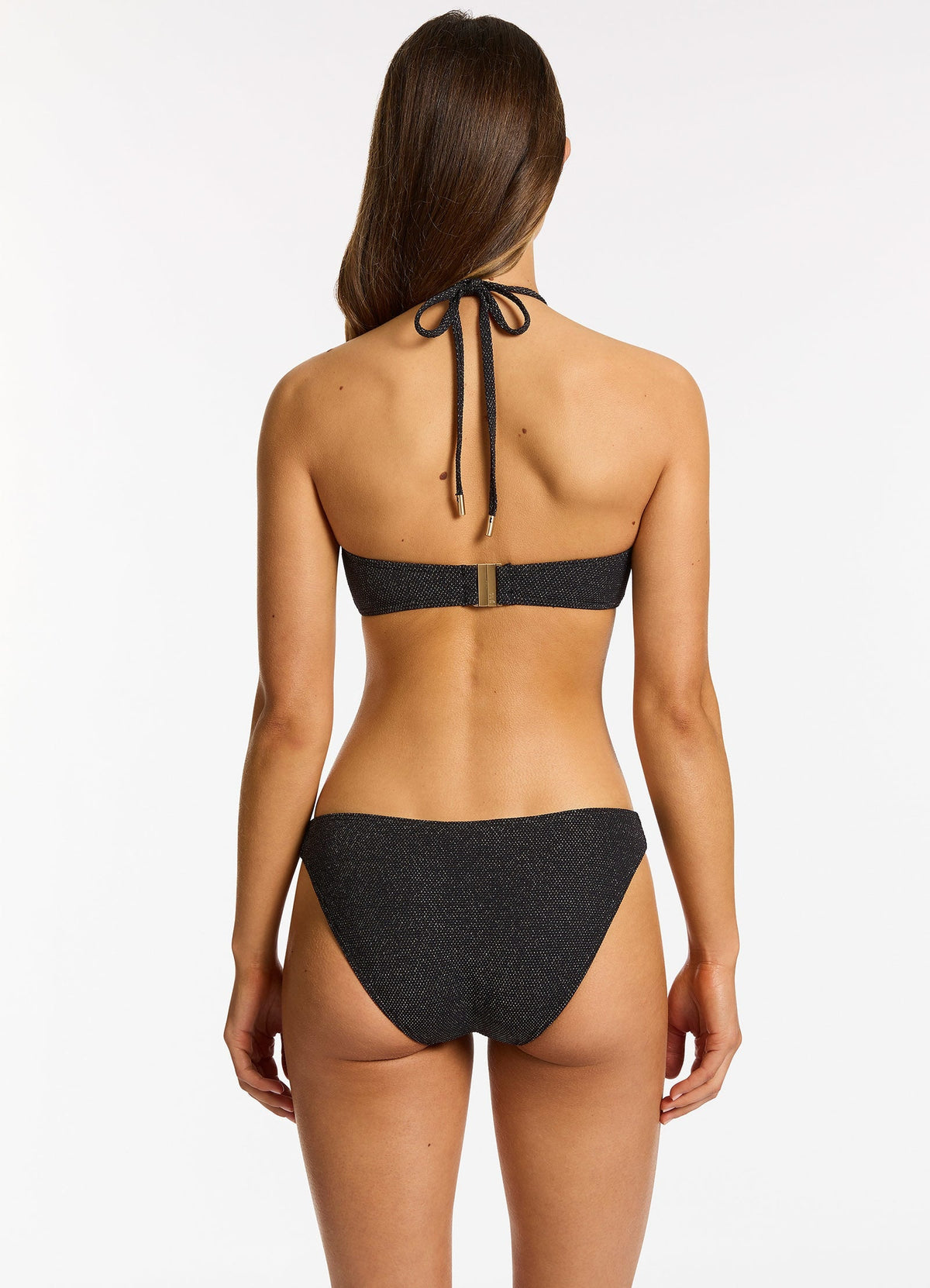 Tirari Nights Hipster Bikini Bottom - Black | Seafolly
