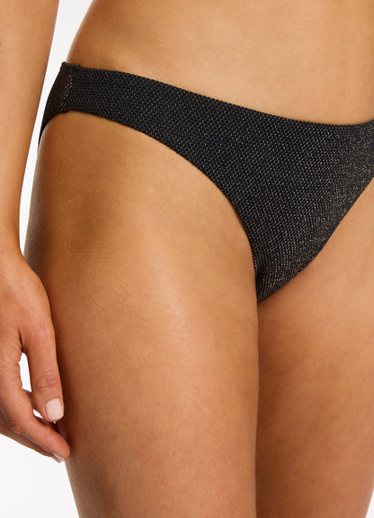 Tirari Nights Hipster Bikini Bottom - Black | Seafolly