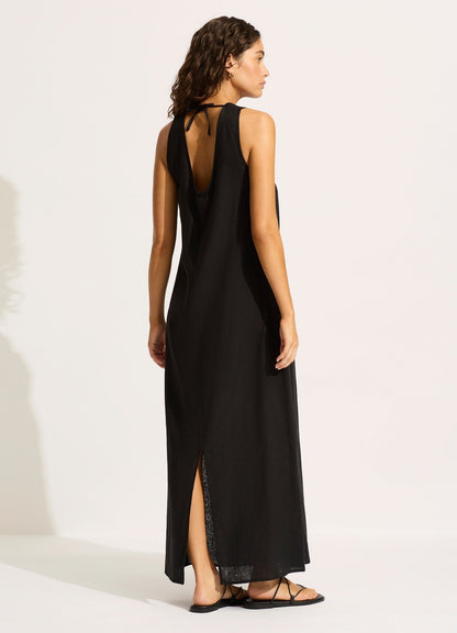 Palermo Keyhole Front Maxi Dress - Black | Seafolly