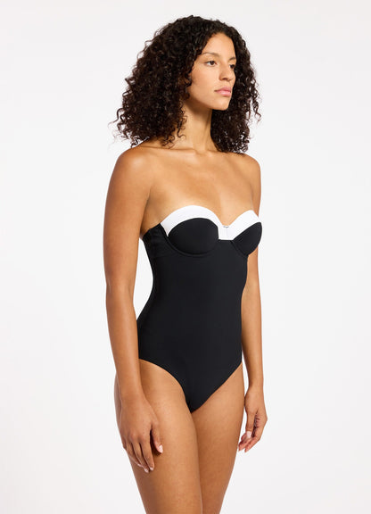 Jetset Eternal Bandeau One Piece | Seafolly