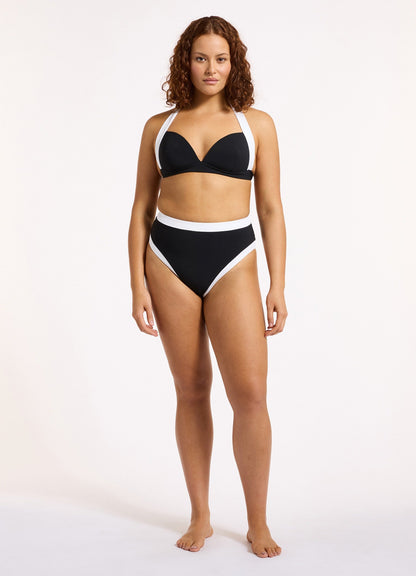 Jetset Eternal High Waist High Leg Bikini Bottom | Seafolly