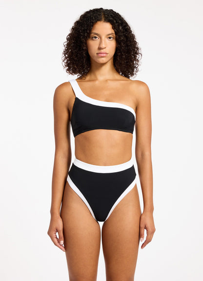 Jetset Eternal High Waist High Leg Bikini Bottom | Seafolly