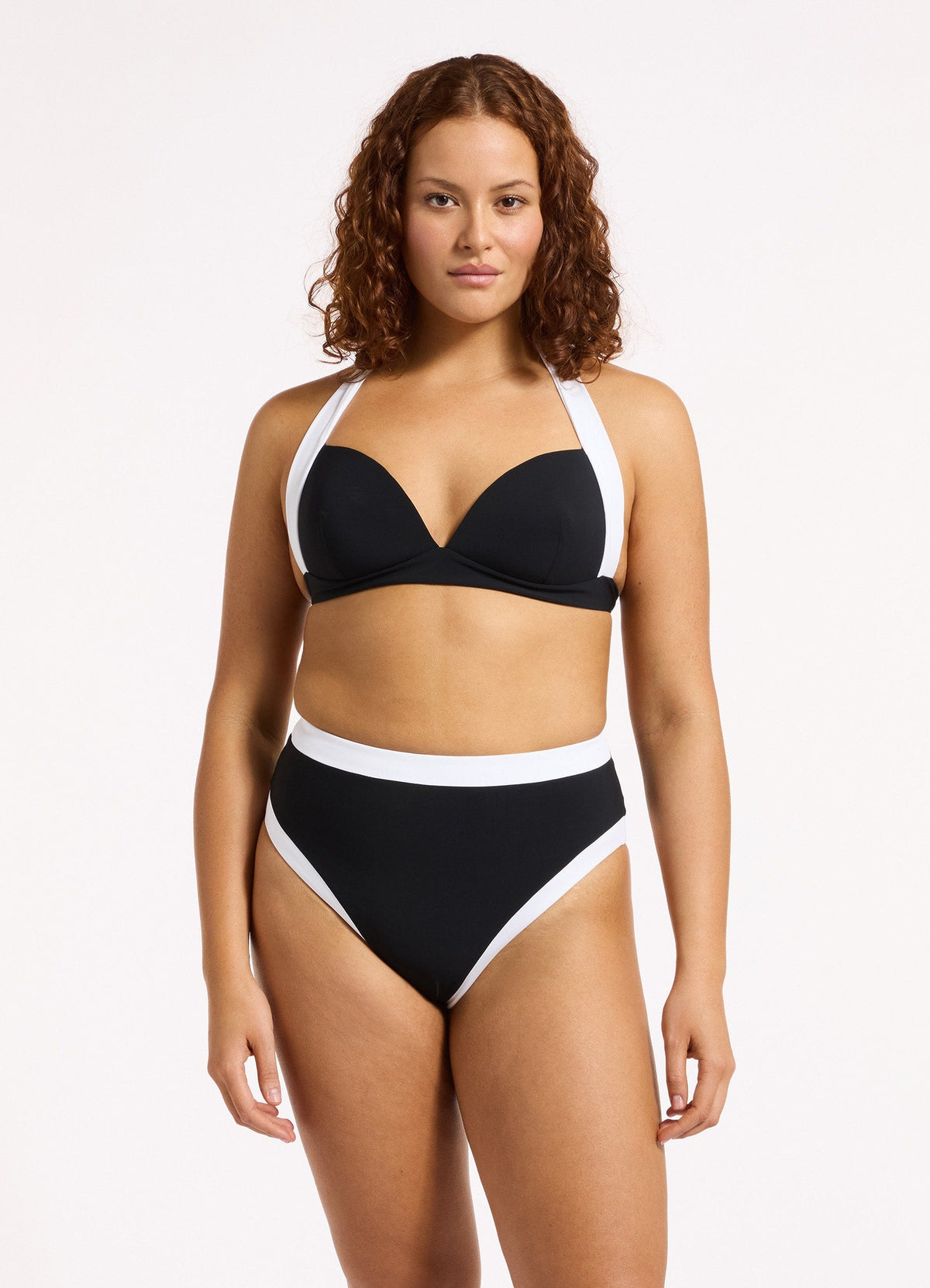 Jetset Eternal Moulded Halter Bikini Top | Seafolly