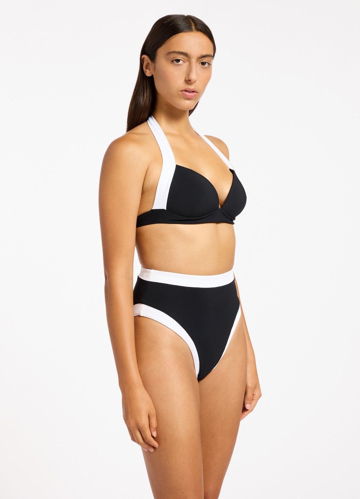 Jetset Eternal Moulded Halter Bikini Top | Seafolly
