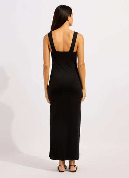 Beachedit Multi Fit Plunge Jersey Maxi Dress | Seafolly