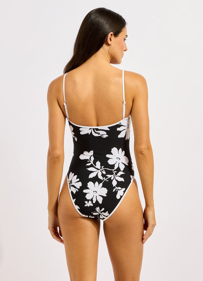 Mayflower Square Neck One Piece Swimsuit | Seafolly