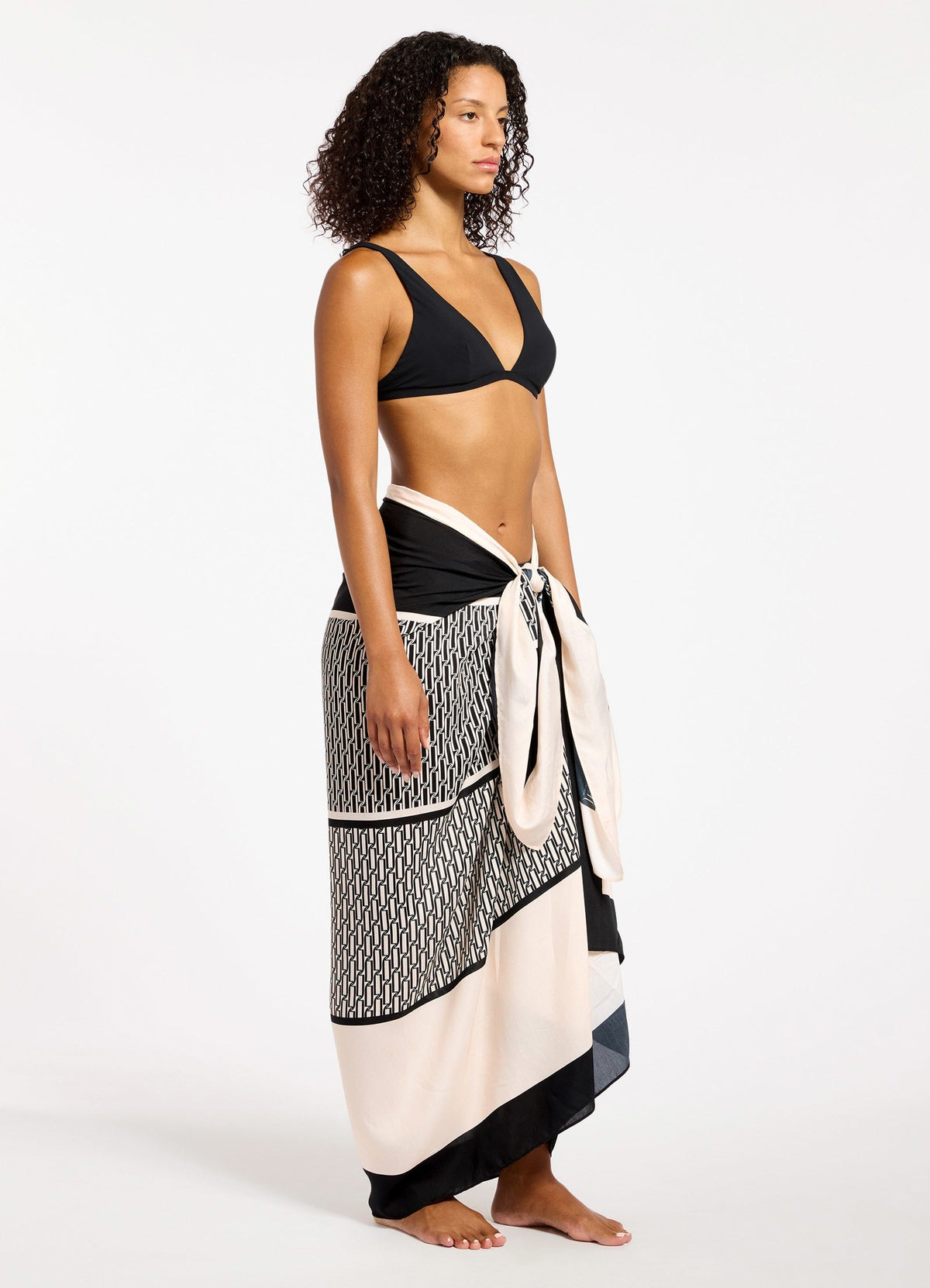 Spring Geo Long Sarong | Seafolly