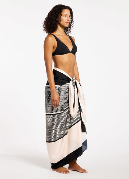 Spring Geo Long Sarong | Seafolly