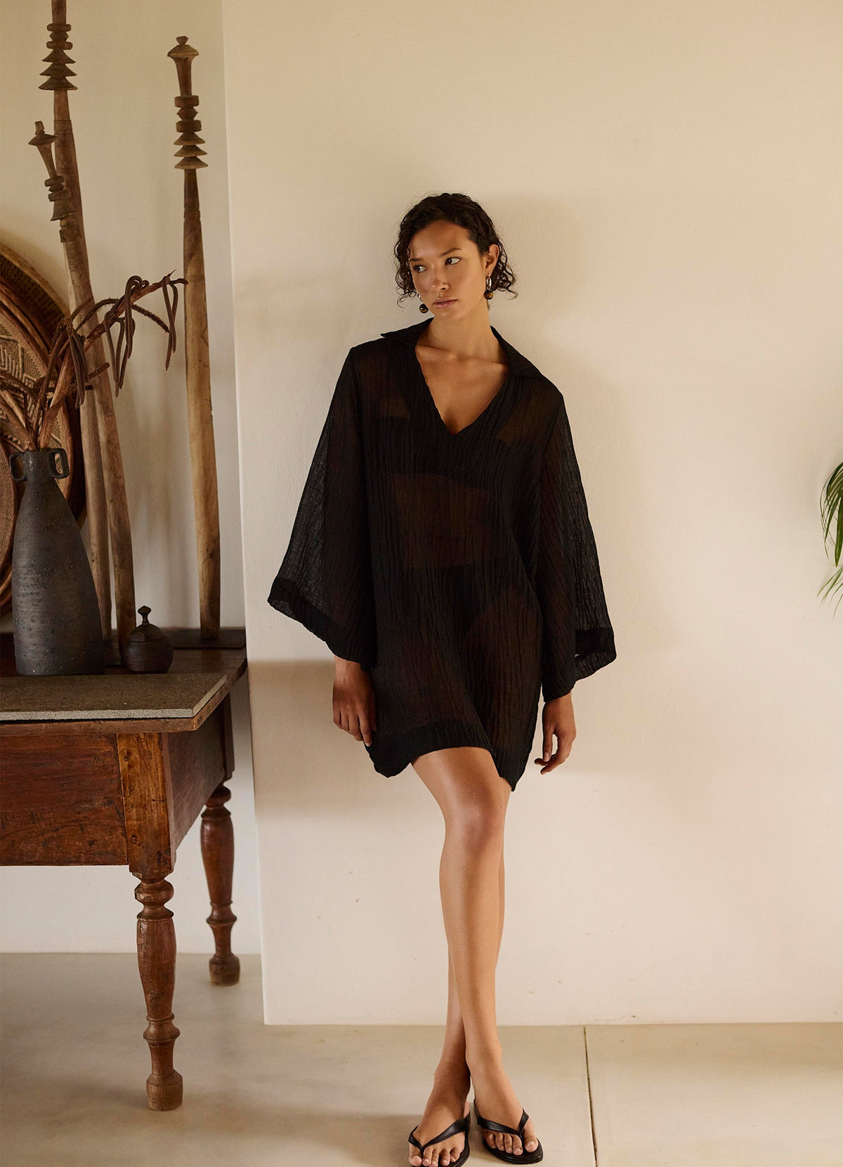 Wave Gauze Sheer Mini Cover Up | Seafolly