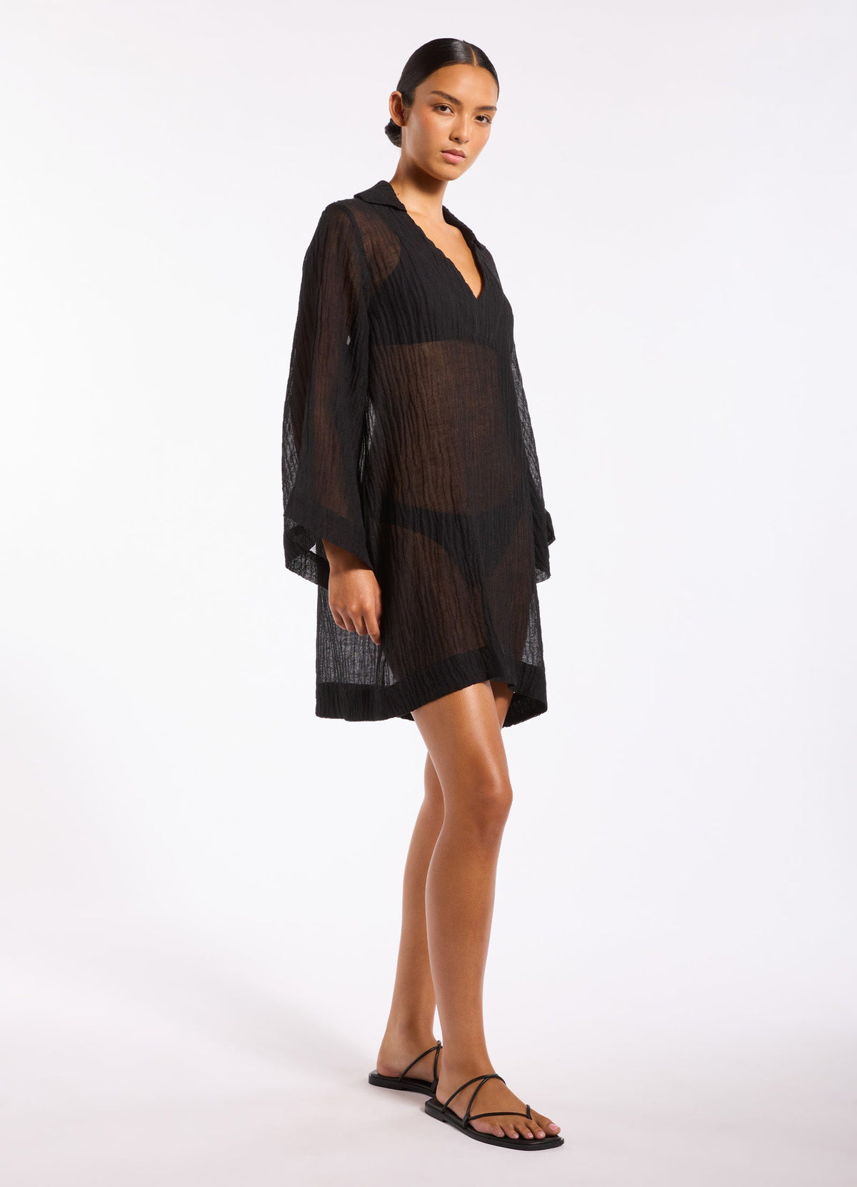 Wave Gauze Sheer Mini Cover Up | Seafolly