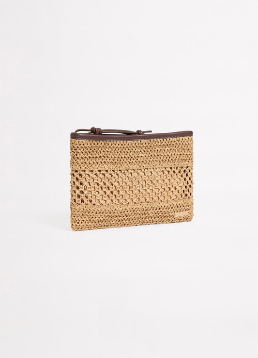 Carried Away Raffia Mini Pochette | Seafolly